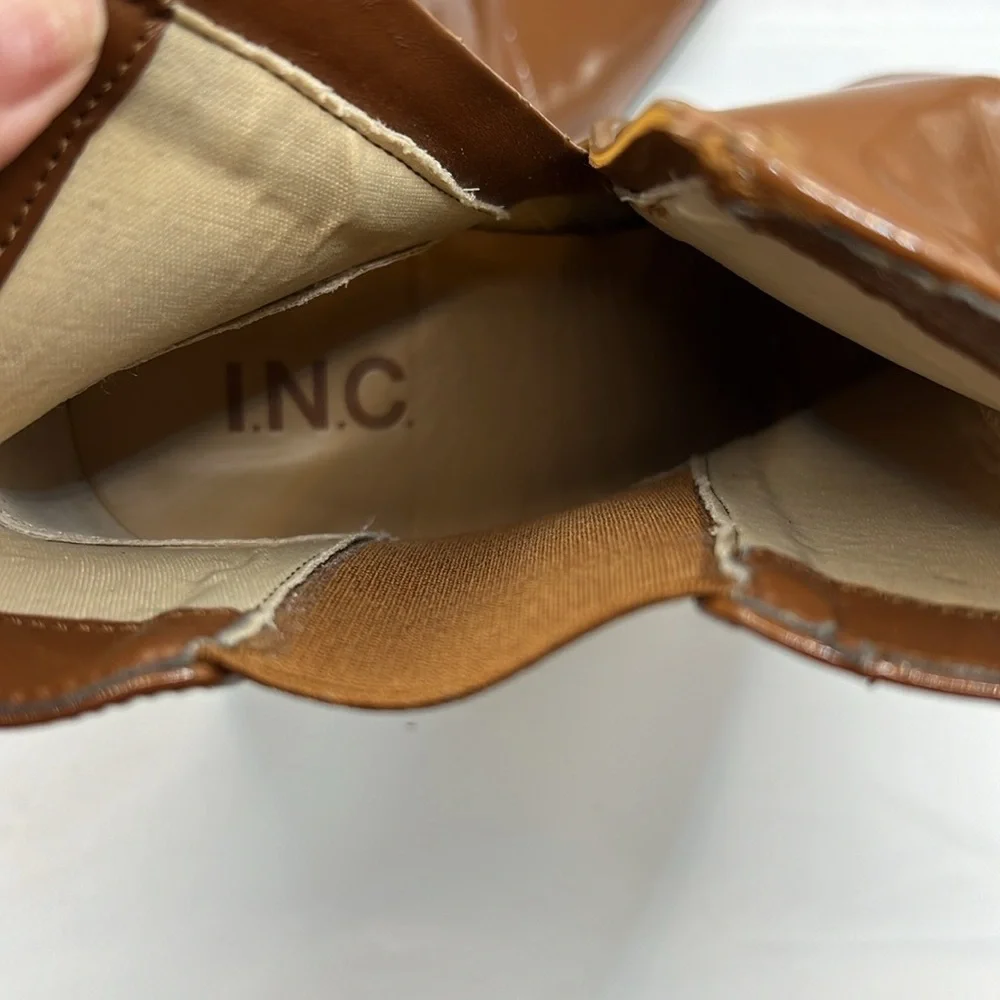 INC Katalina Brown Booties size 10 NWOB - Picture 10 of 11